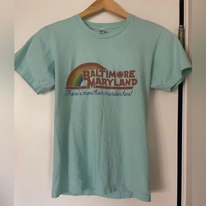 Vintage kitsch t shirt unisex “more than murder in Baltimore “